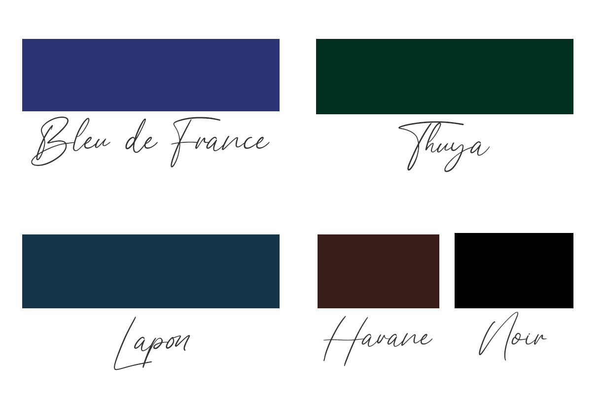 nuancier de couleurs de personnalisation 